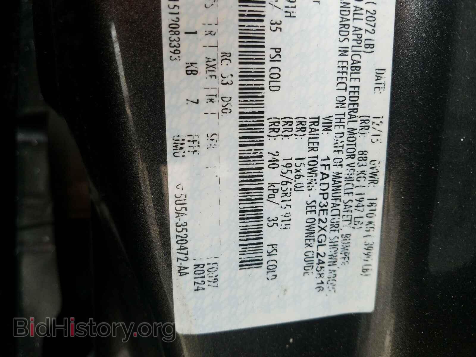2016 FORD FOCUS - VIN: 1FADP3E2XGL245816 - Photo 10