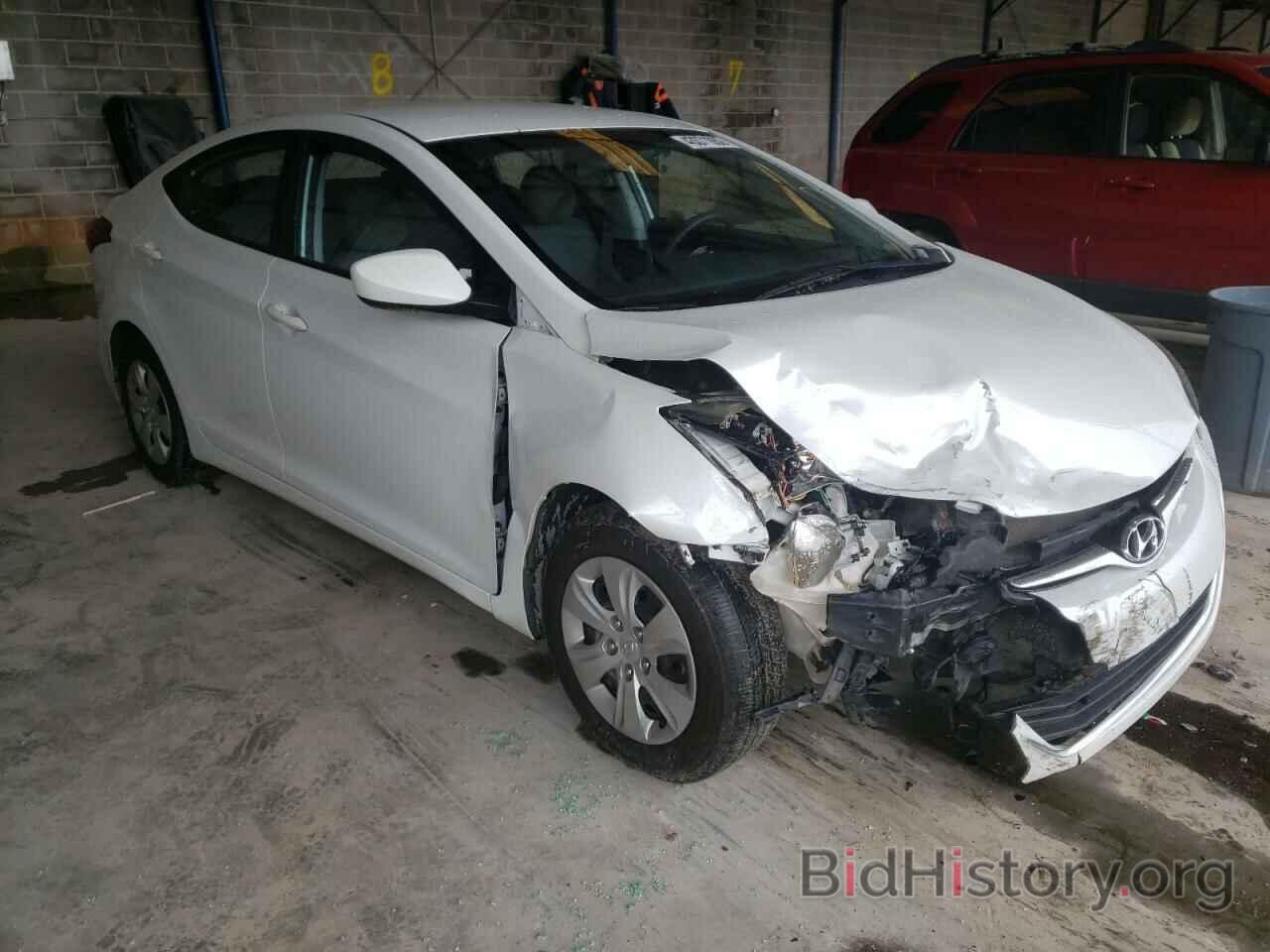 Photo 5NPDH4AE6GH752729 - HYUNDAI ELANTRA 2016