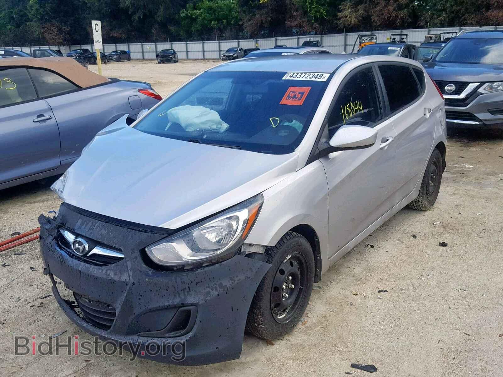 2012 HYUNDAI ACCENT - VIN: KMHCT5AE1CU016258 - Фото 2