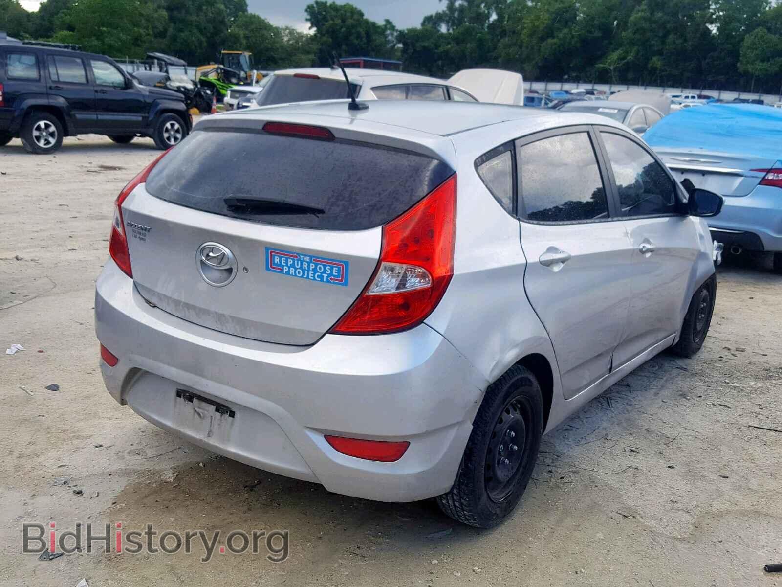 2012 HYUNDAI ACCENT - VIN: KMHCT5AE1CU016258 - Фото 4