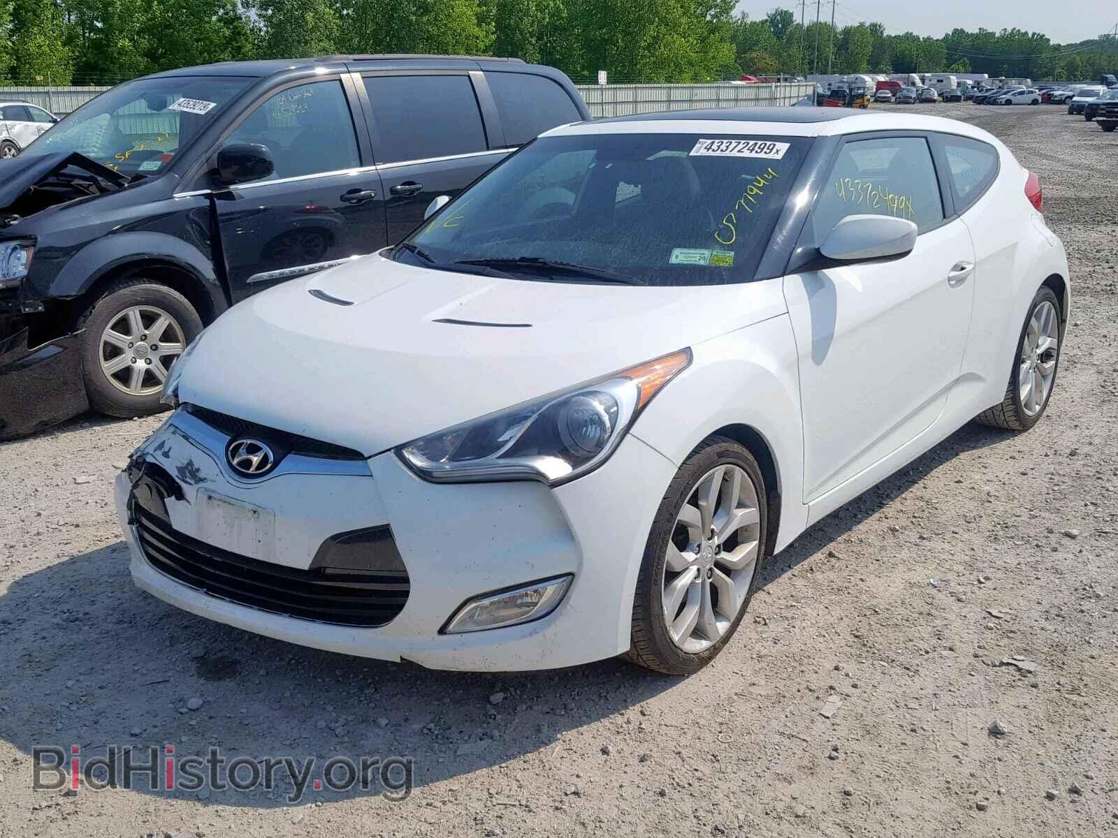 2012 HYUNDAI VELOSTER - VIN: KMHTC6AD6CU060205 - Фото 2