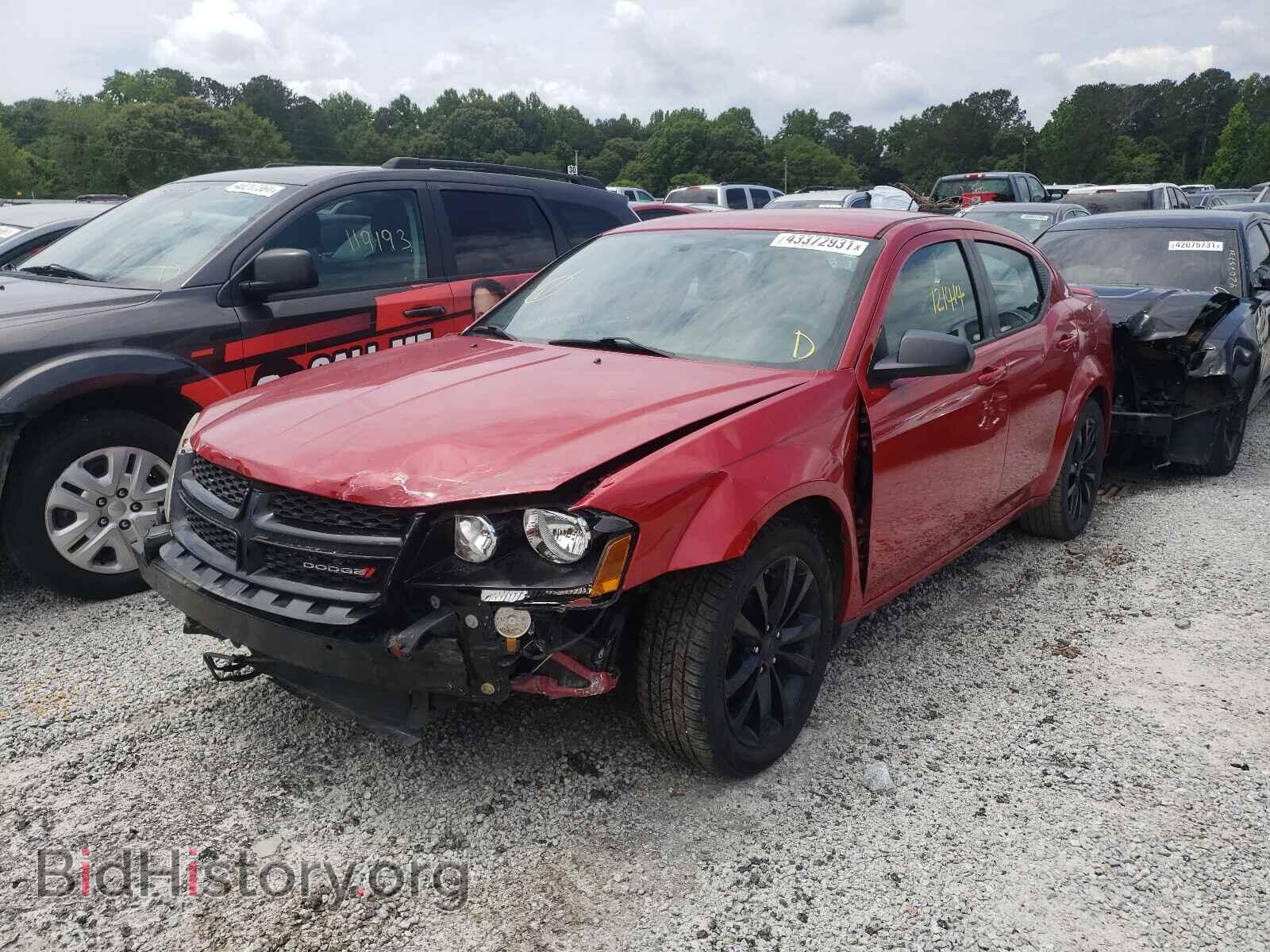 2014 DODGE AVENGER - VIN: 1C3CDZAG2EN138493 - Фото 2