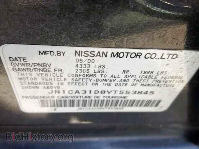 2000 NISSAN MAXIMA - VIN: JN1CA31D8YT553845 - Photo 10