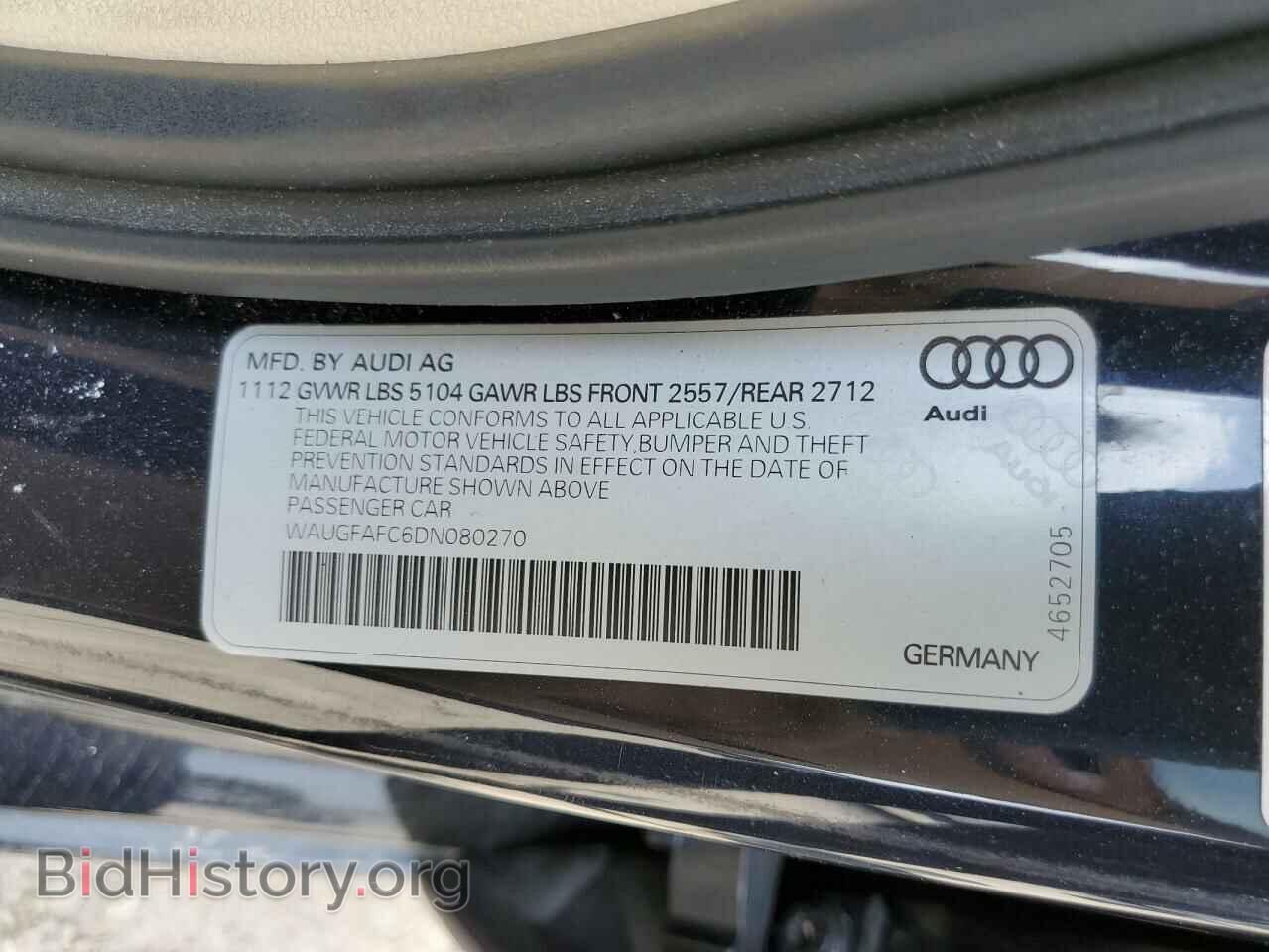 2013 AUDI A6 - VIN: WAUGFAFC6DN080270 - Photo 12