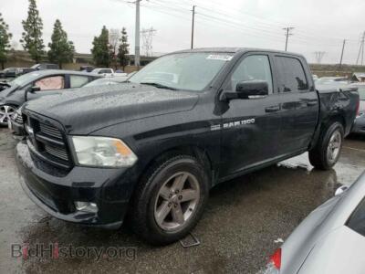 2012 Dodge RAM 1500 Sport, черный — VIN 1C6RD6MT7CS149220, Copart