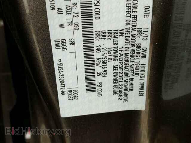 2014 FORD FOCUS - VIN: 1FADP3F23EL224852 - Photo 10