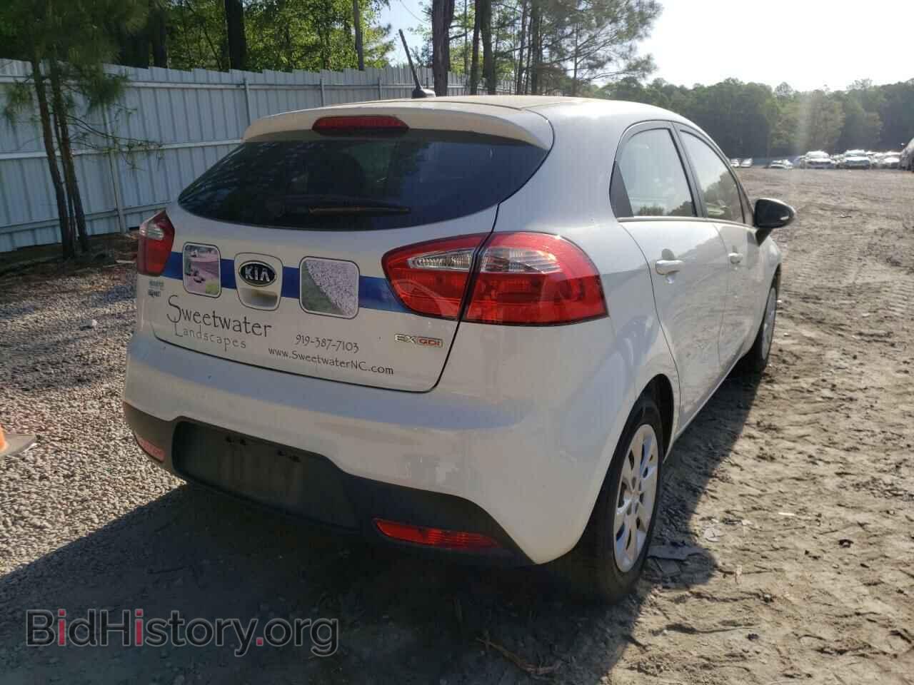2012 KIA RIO - VIN: KNADN5A37C6031141 - Фото 4