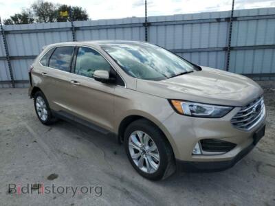 2021 Ford EDGE Edge Titan, gold — VIN 2FMPK4K98MBA27099, Copart