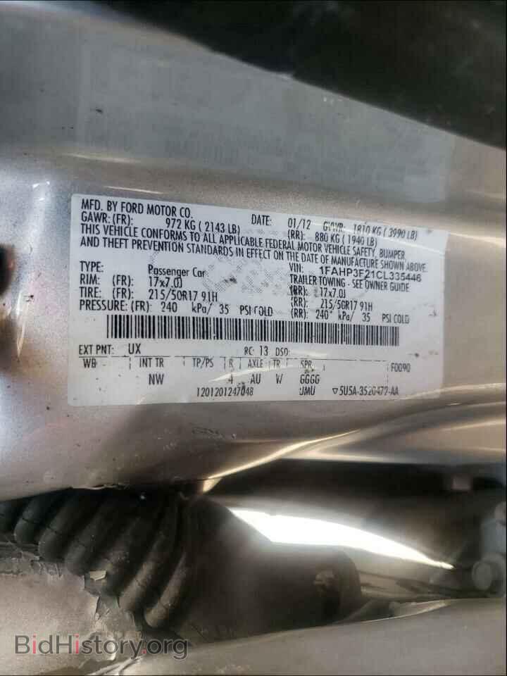 2012 FORD FOCUS - VIN: 1FAHP3F21CL335446 - Photo 10
