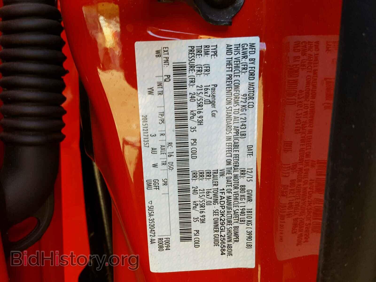 2016 FORD FOCUS - VIN: 1FADP3K29GL256584 - Photo 10