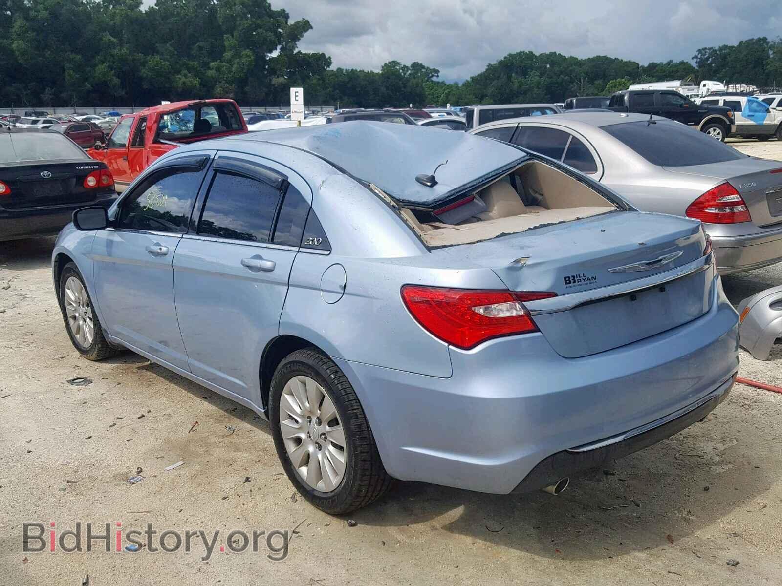 2013 CHRYSLER 200 - VIN: 1C3CCBAG0DN729107 - Фото 3