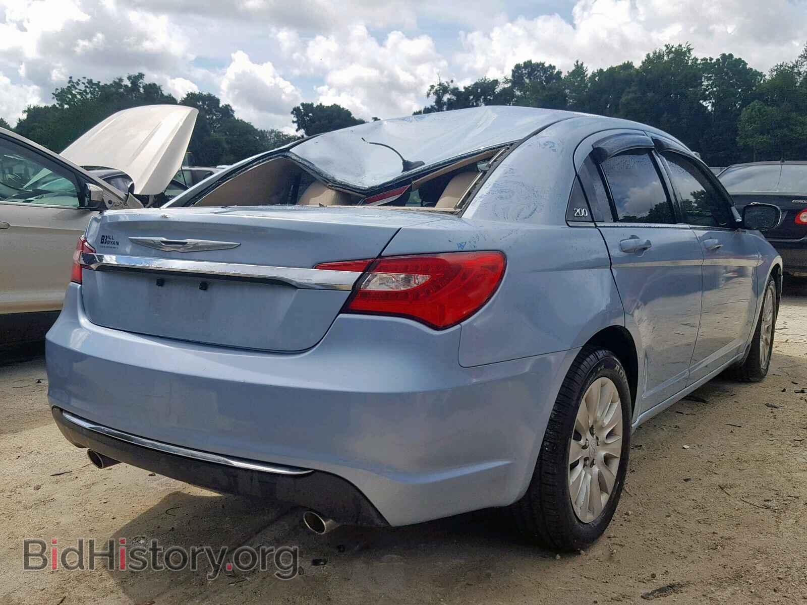 2013 CHRYSLER 200 - VIN: 1C3CCBAG0DN729107 - Фото 4