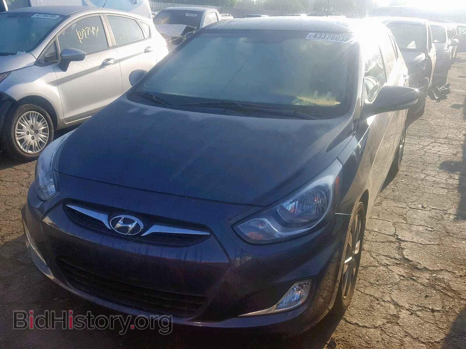 2013 HYUNDAI ACCENT - VIN: KMHCU5AE8DU073684 - Фото 2