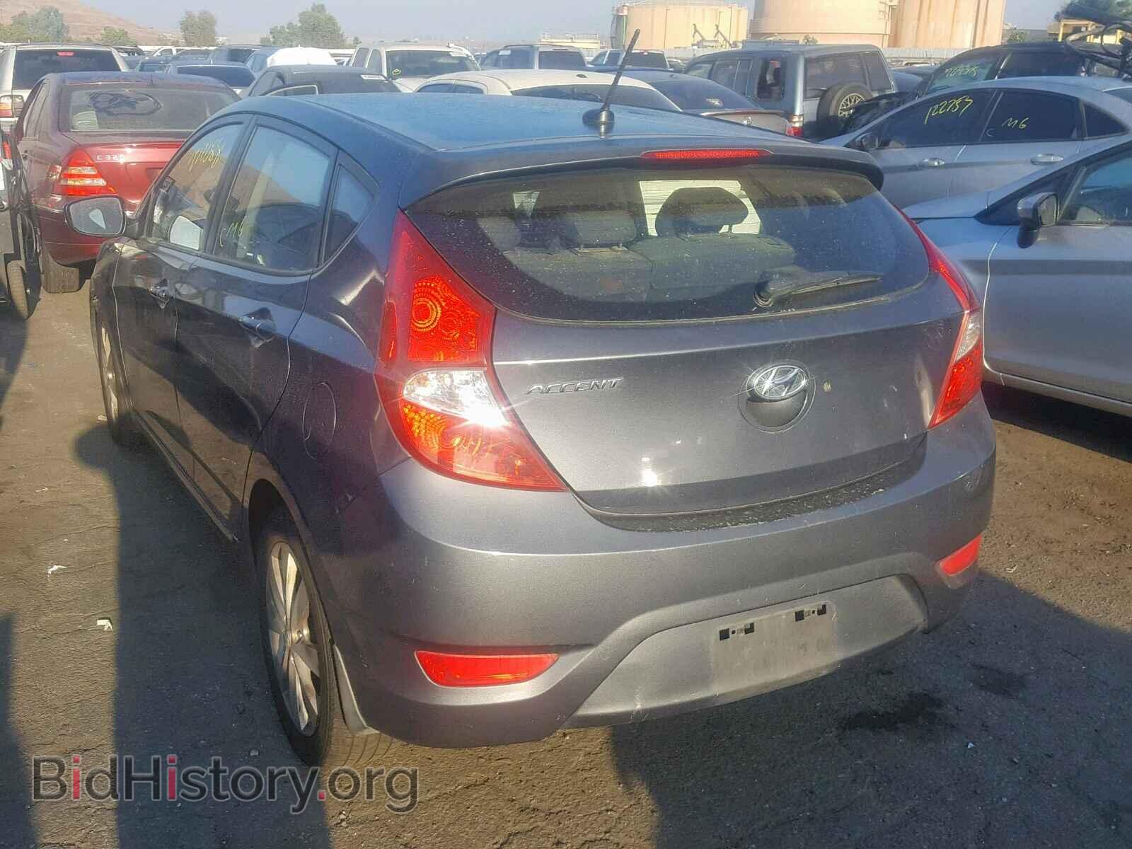 2013 HYUNDAI ACCENT - VIN: KMHCU5AE8DU073684 - Фото 3