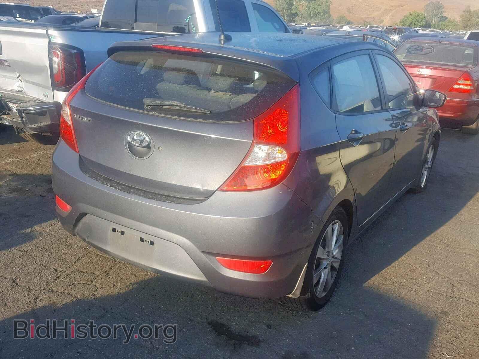 2013 HYUNDAI ACCENT - VIN: KMHCU5AE8DU073684 - Фото 4