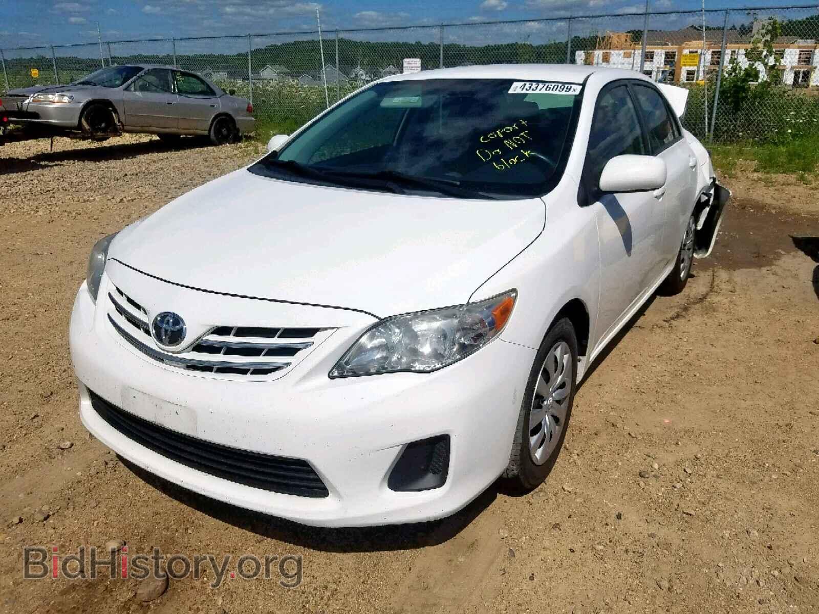2013 TOYOTA COROLLA BA - VIN: 2T1BU4EE4DC929144 - Фото 2