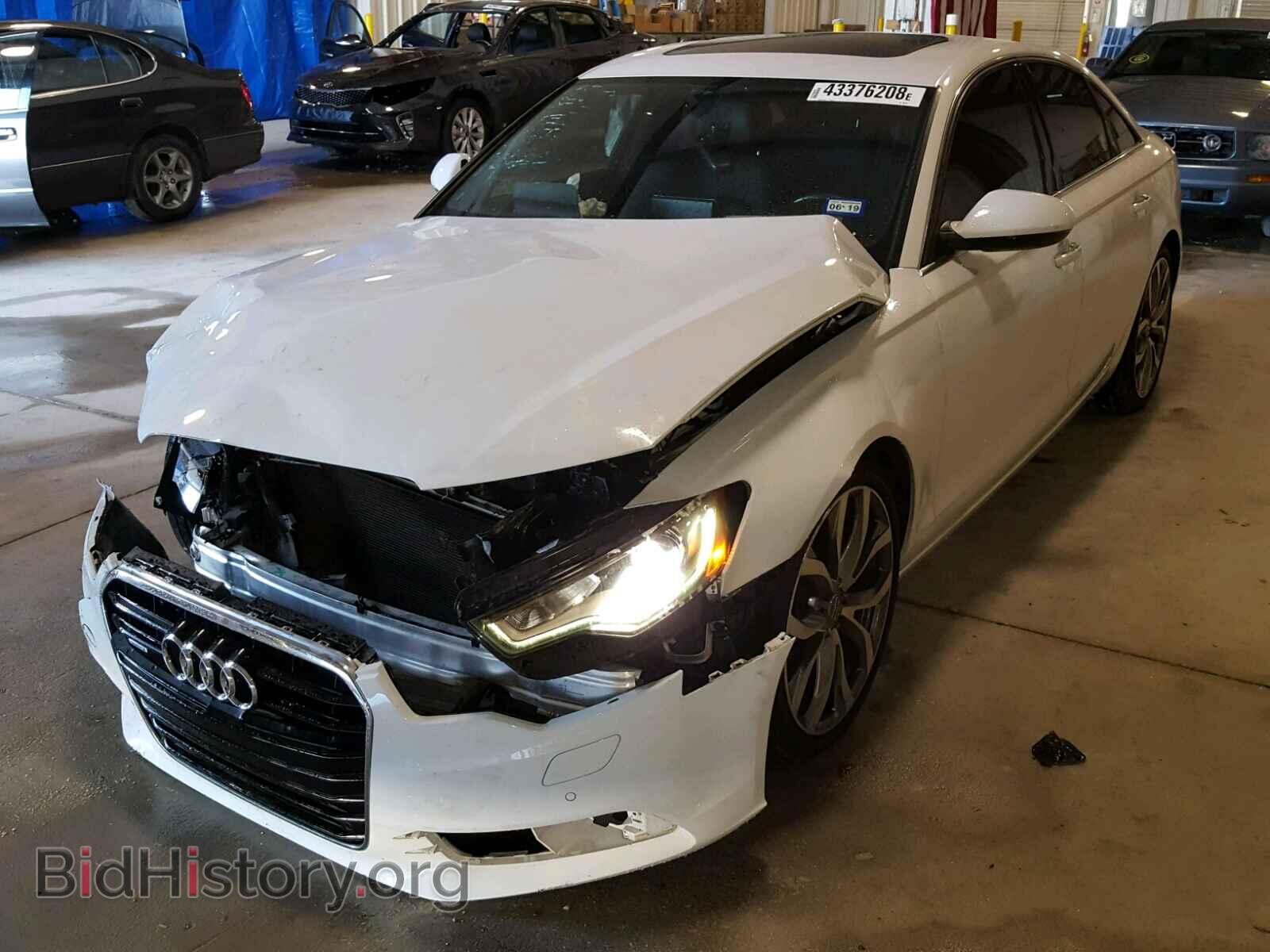 2014 AUDI A6 - VIN: WAUGFAFC8EN062810 - Фото 2