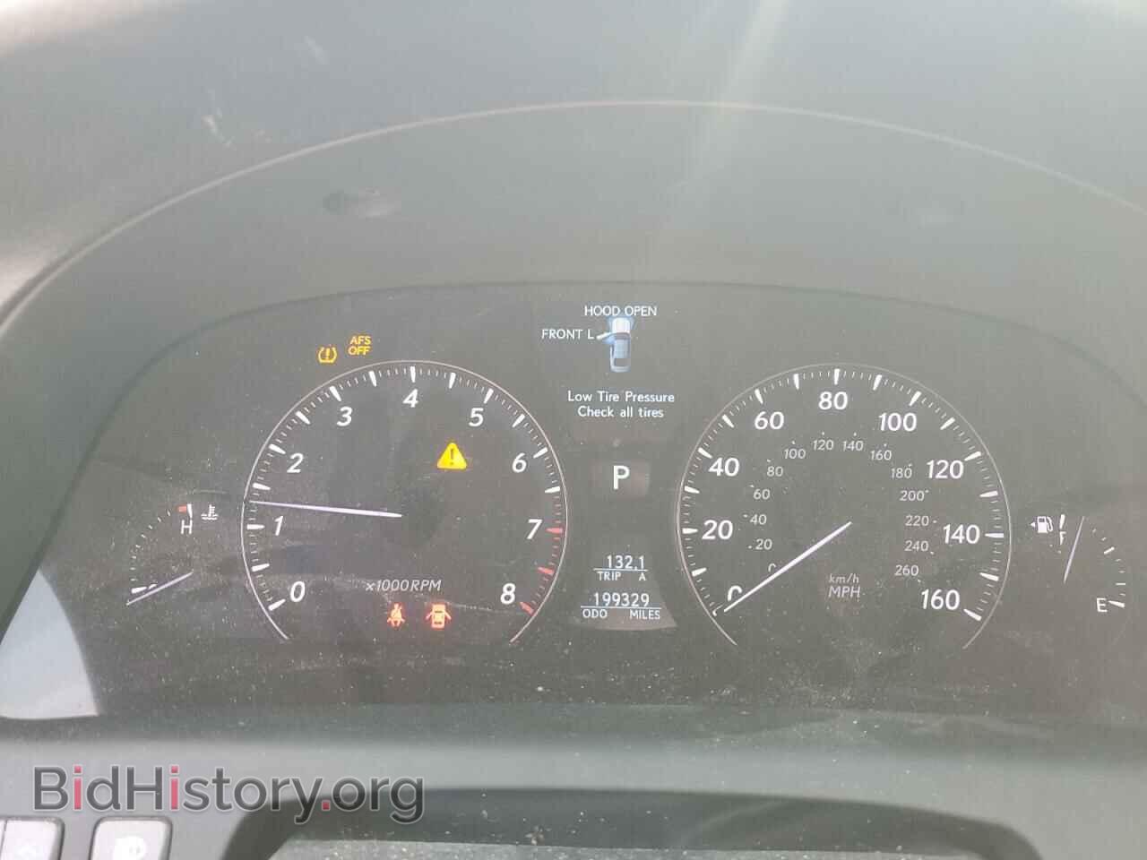 2007 LEXUS LS460 - VIN: JTHBL46F875015361 - Фото 9