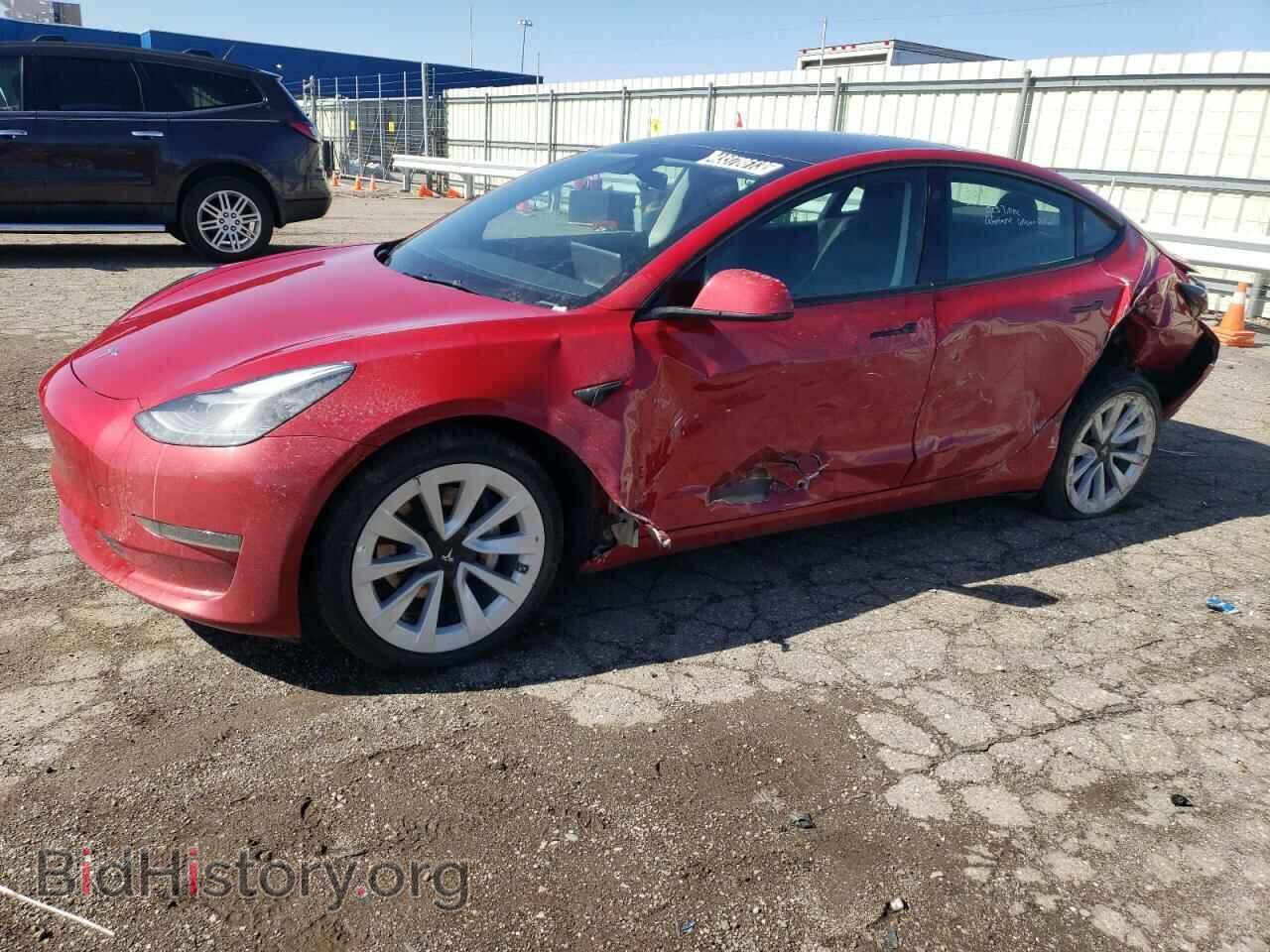 Photo 5YJ3E1EA6NF371050 - TESLA MODEL 3 2022