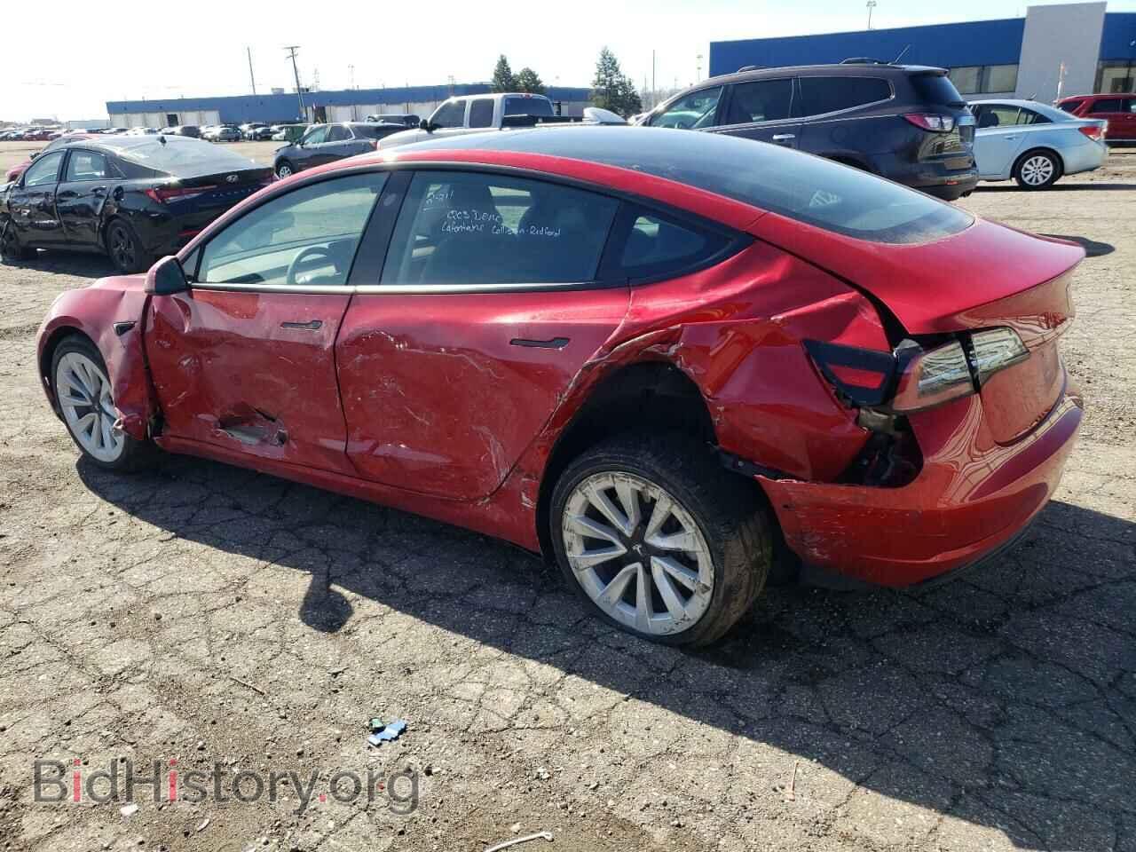 2022 TESLA MODEL 3 - VIN: 5YJ3E1EA6NF371050 - Фото 2