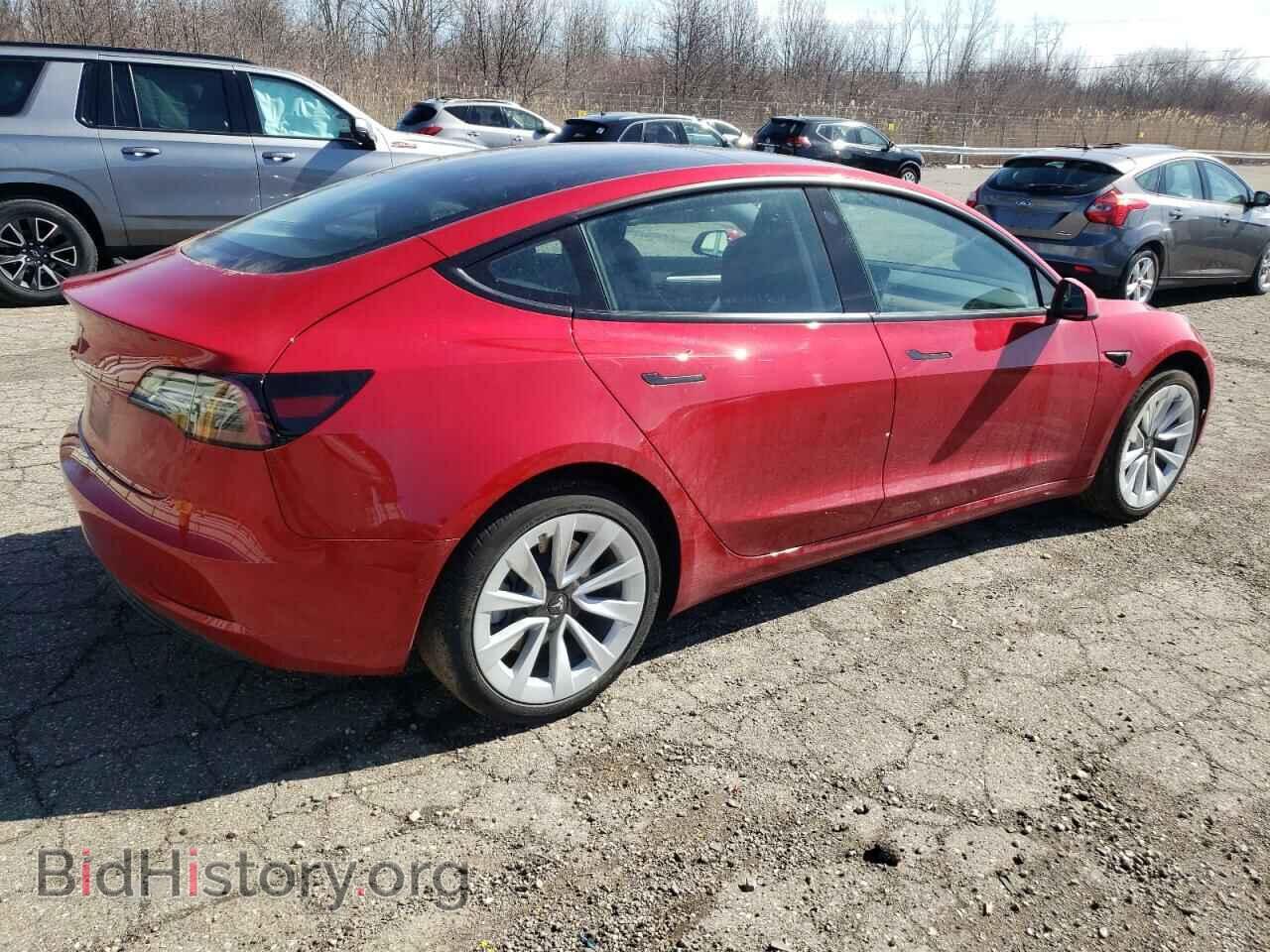 2022 TESLA MODEL 3 - VIN: 5YJ3E1EA6NF371050 - Фото 3