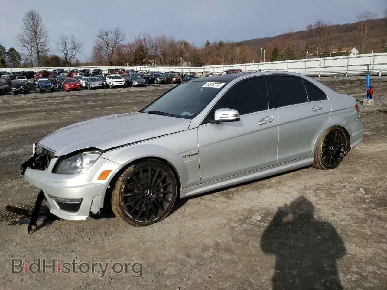 Photo WDDGF7HB7CA683668 - MERCEDES-BENZ C-CLASS 2012