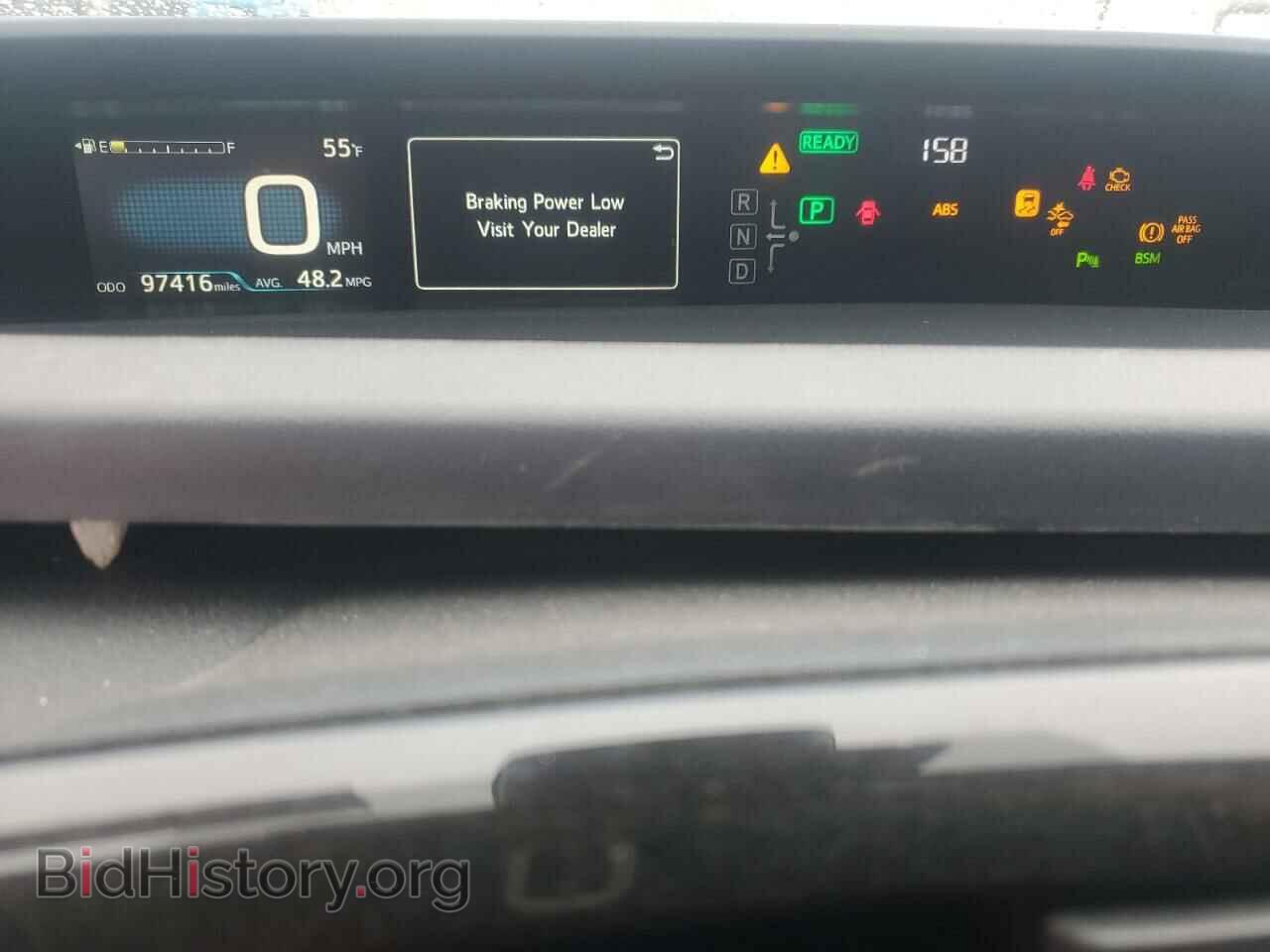 2019 TOYOTA PRIUS - VIN: JTDKARFU0K3081796 - Фото 9