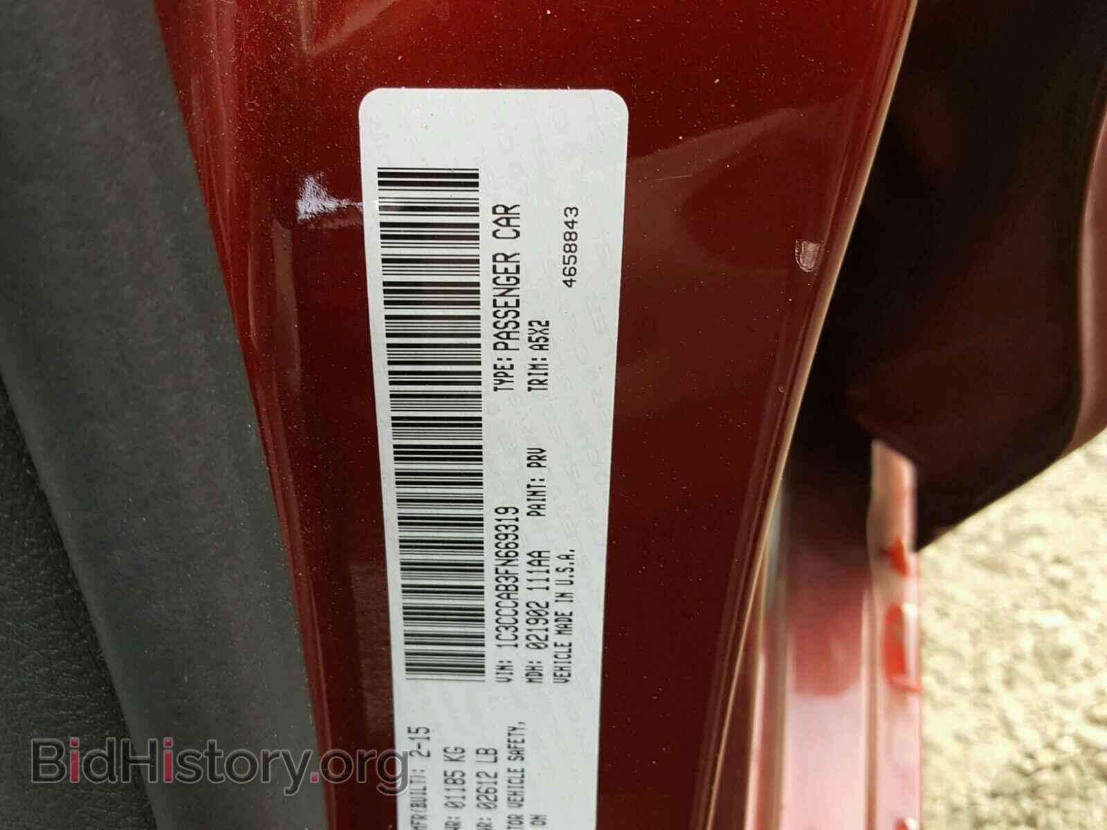 2015 CHRYSLER 200 - VIN: 1C3CCCAB3FN669319 - Photo 10