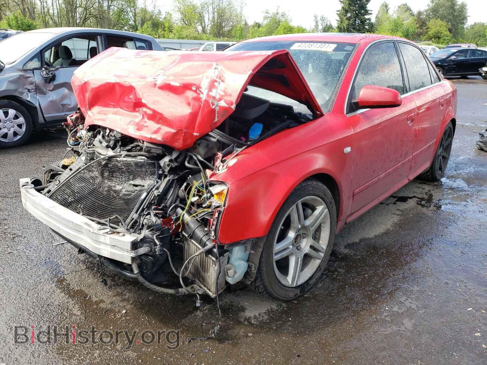 2008 AUDI A4 - VIN: WAUDF78E48A033207 - Фото 2