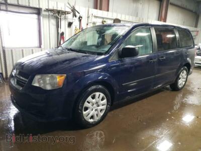 2014 Dodge CARAVAN SE, blue — VIN 2C4RDGBG6ER419059, Copart