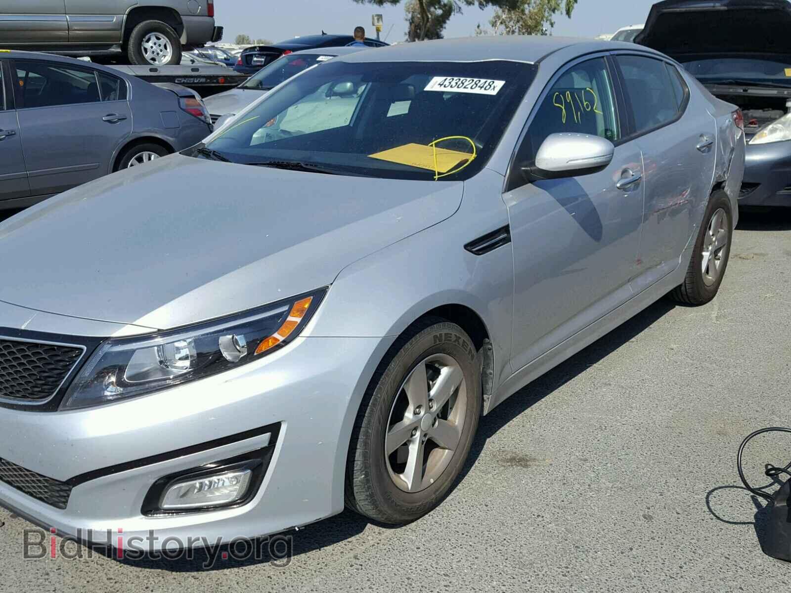 2015 KIA OPTIMA - VIN: 5XXGM4A70FG457596 - Фото 2