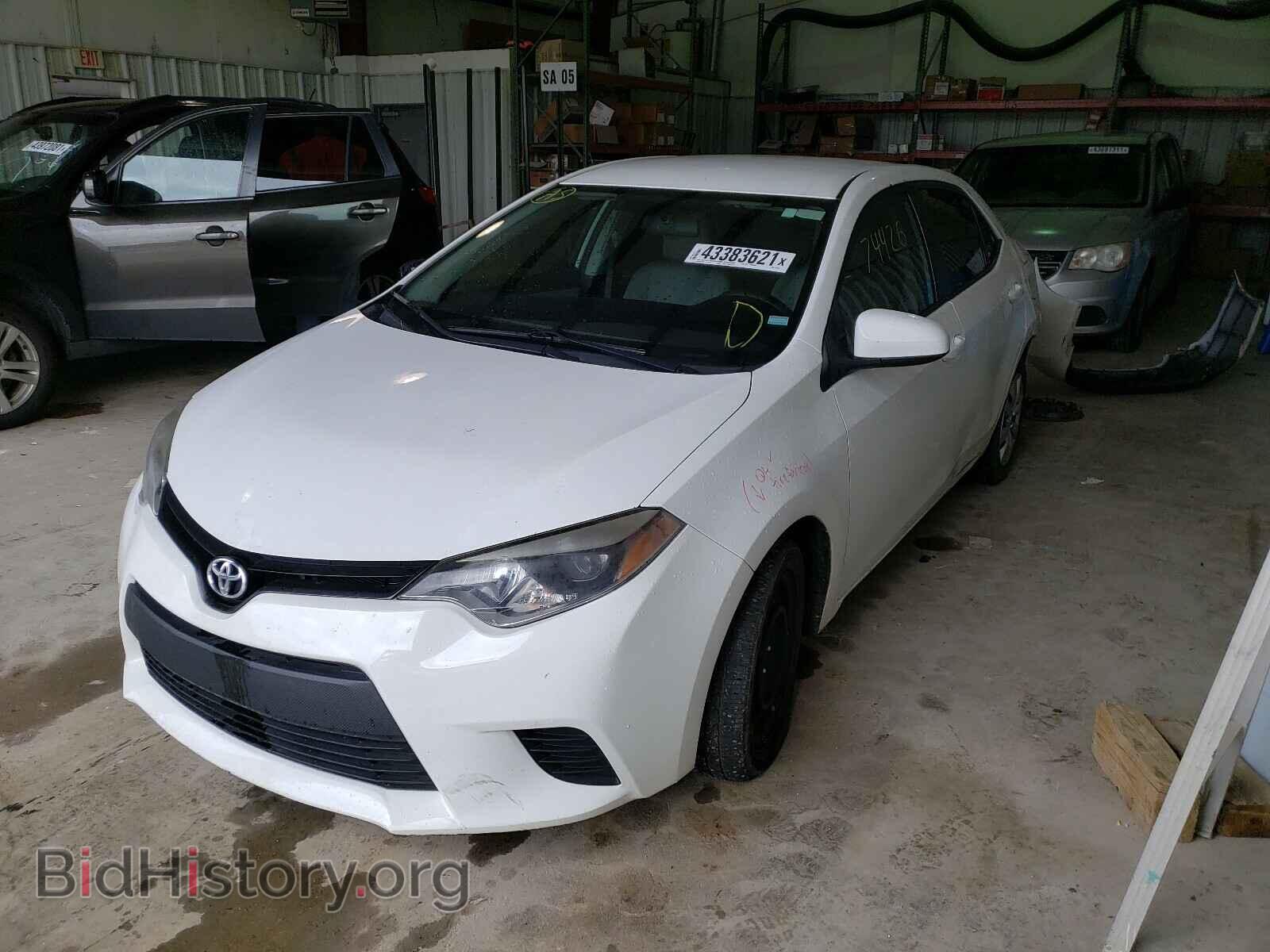 2014 TOYOTA COROLLA - VIN: 2T1BURHE4EC077534 - Фото 2