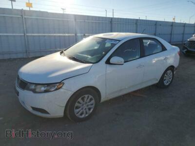 2010 Kia FORTE EX, белый — VIN KNAFU4A20A5809490, Copart