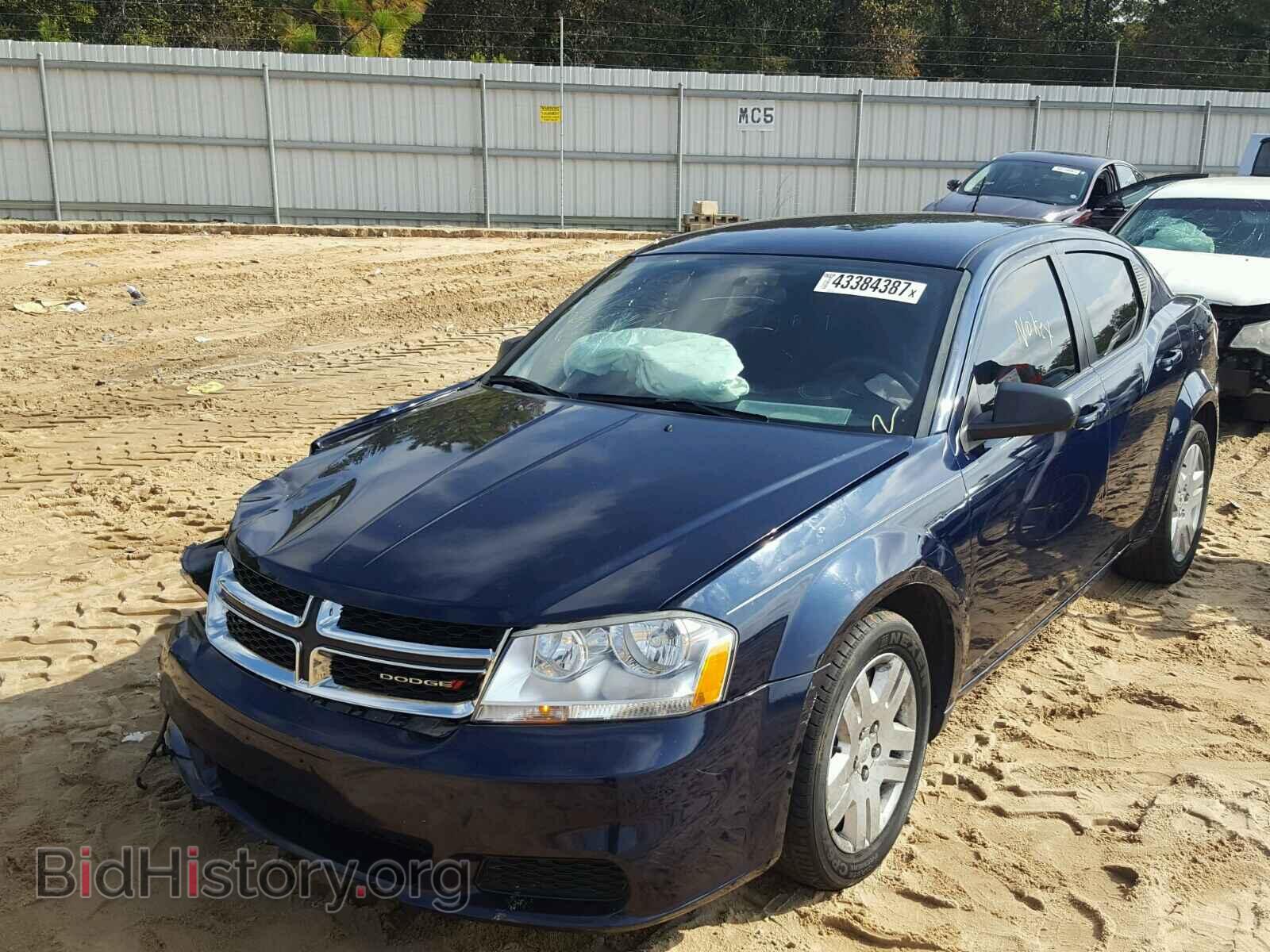 2014 DODGE AVENGER - VIN: 1C3CDZAB1EN187902 - Фото 2