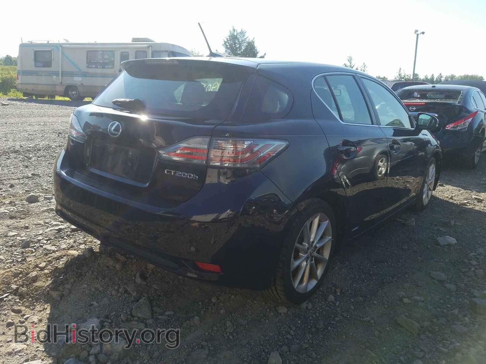 2011 LEXUS CT 200 - VIN: JTHKD5BH5B2045079 - Фото 4
