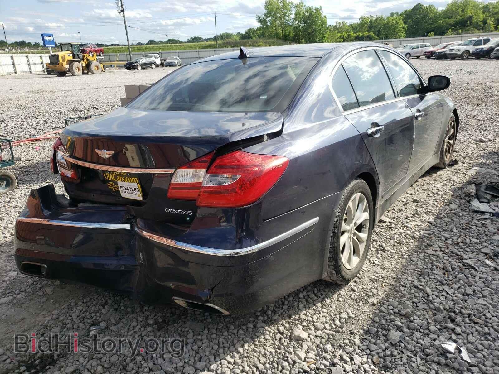 2012 HYUNDAI GENESIS - VIN: KMHGC4DDXCU195365 - Фото 4