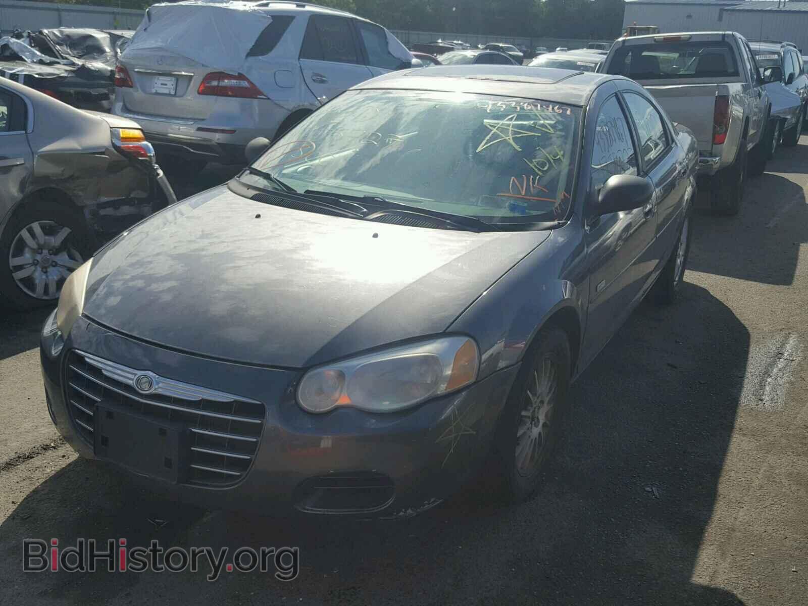 2005 CHRYSLER SEBRING - VIN: 1C3EL46X95N560168 - Фото 2