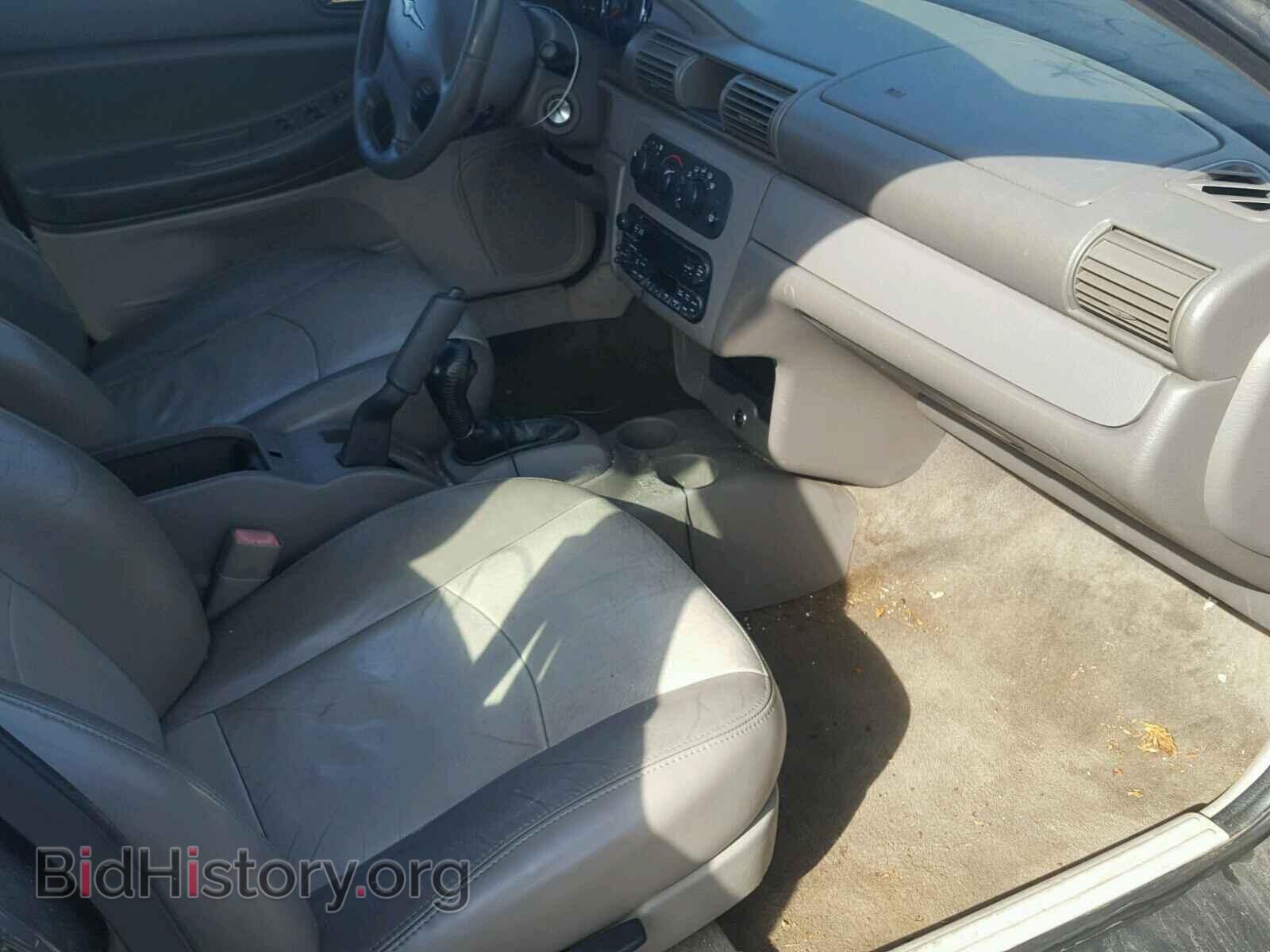 2005 CHRYSLER SEBRING - VIN: 1C3EL46X95N560168 - Фото 5