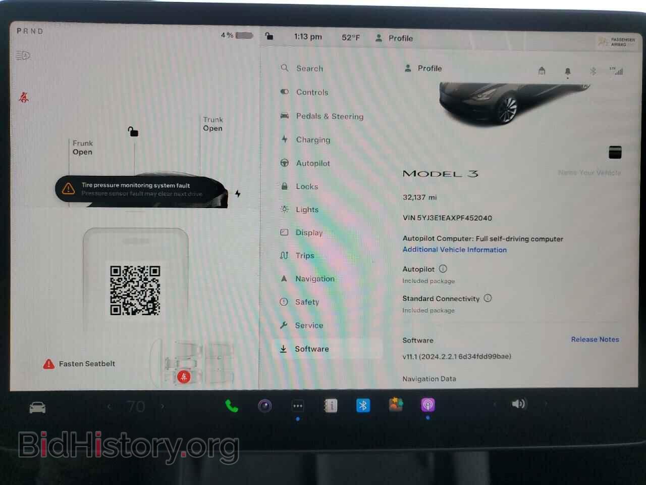2023 TESLA MODEL 3 - VIN: 5YJ3E1EAXPF452040 - Фото 9