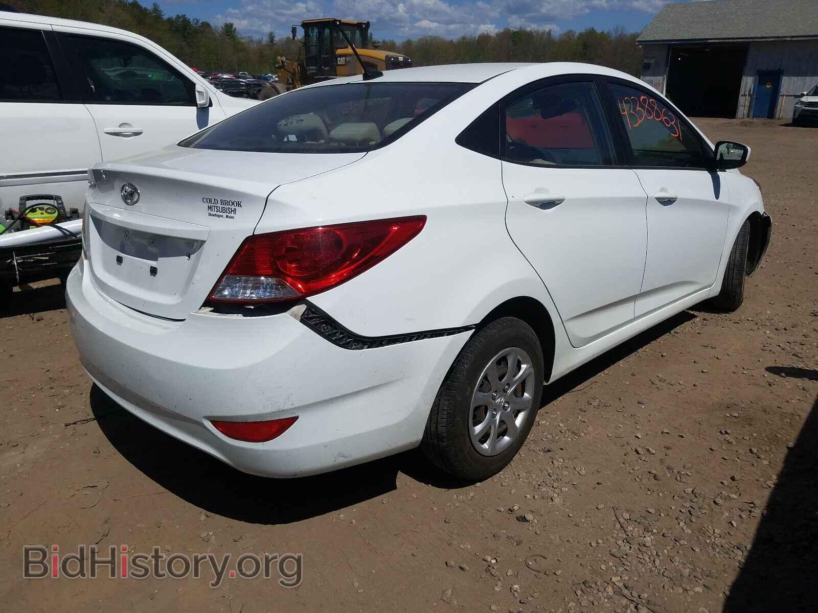 2014 HYUNDAI ACCENT - VIN: KMHCT4AE2EU612430 - Фото 4
