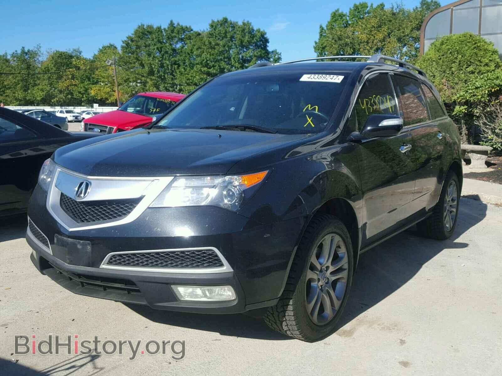 2011 ACURA MDX - VIN: 2HNYD2H46BH500232 - Фото 2