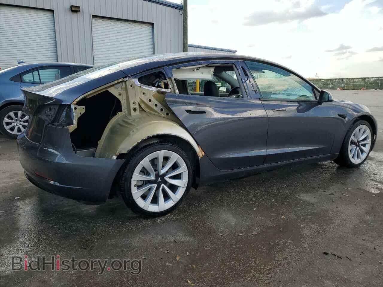 2022 TESLA MODEL 3 - VIN: 5YJ3E1EB7NF187034 - Photo 3