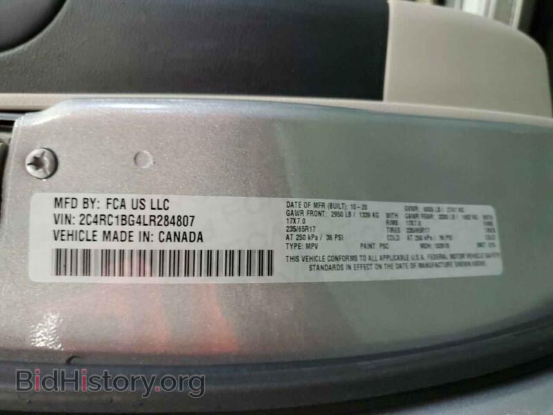2020 Chrysler PACIFICA (VIN 2C4RC1BG4LR284807) — фото 13 из 13
