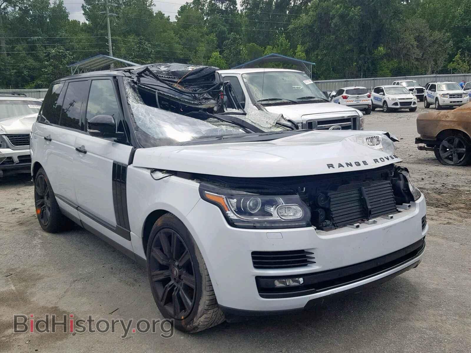 Photo SALGS2KF0GA256917 - LAND ROVER RANGE ROVE 2016