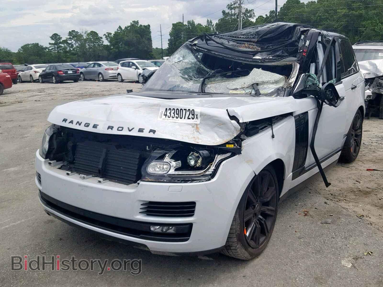 2016 LAND ROVER RANGE ROVE - VIN: SALGS2KF0GA256917 - Фото 2