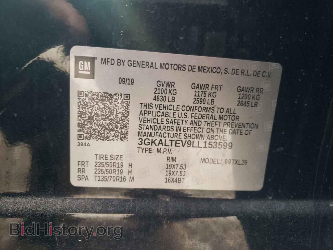2020 GMC TERRAIN - VIN: 3GKALTEV9LL153599 - Фото 10