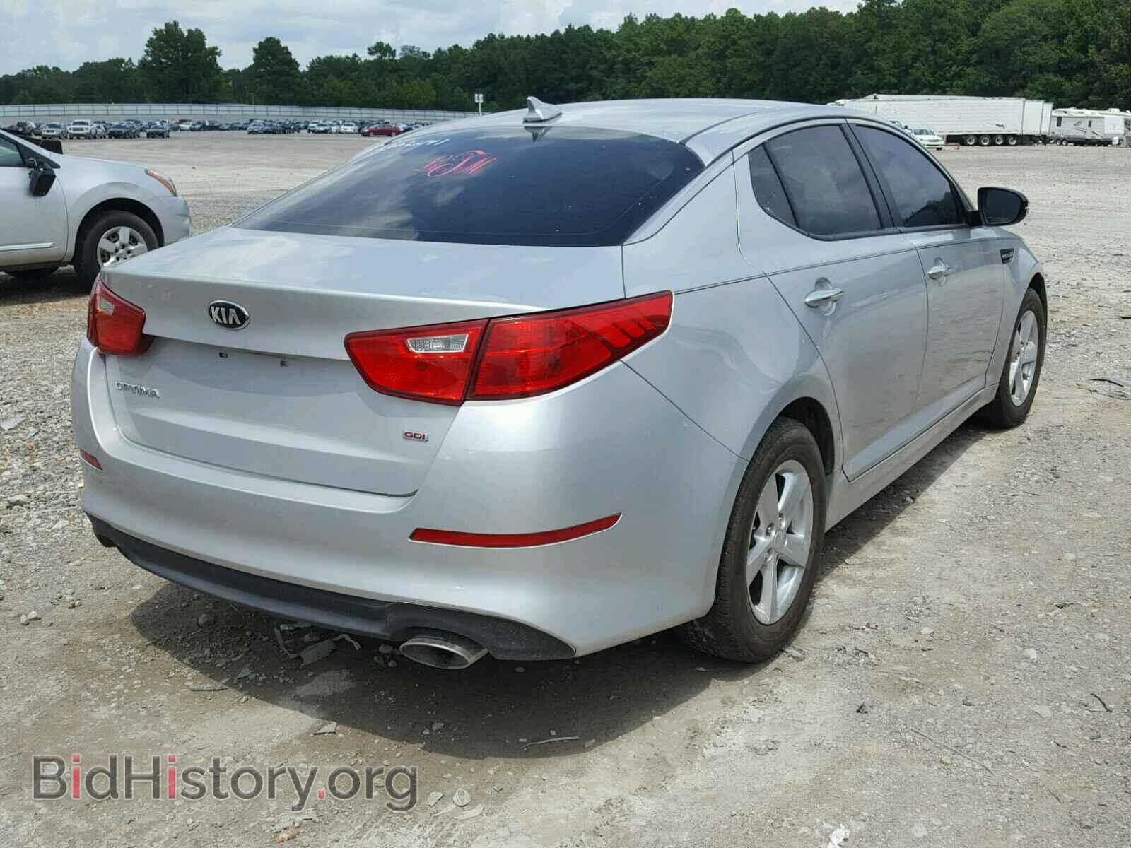 2014 KIA OPTIMA - VIN: KNAGM4A75E5464821 - Photo 4
