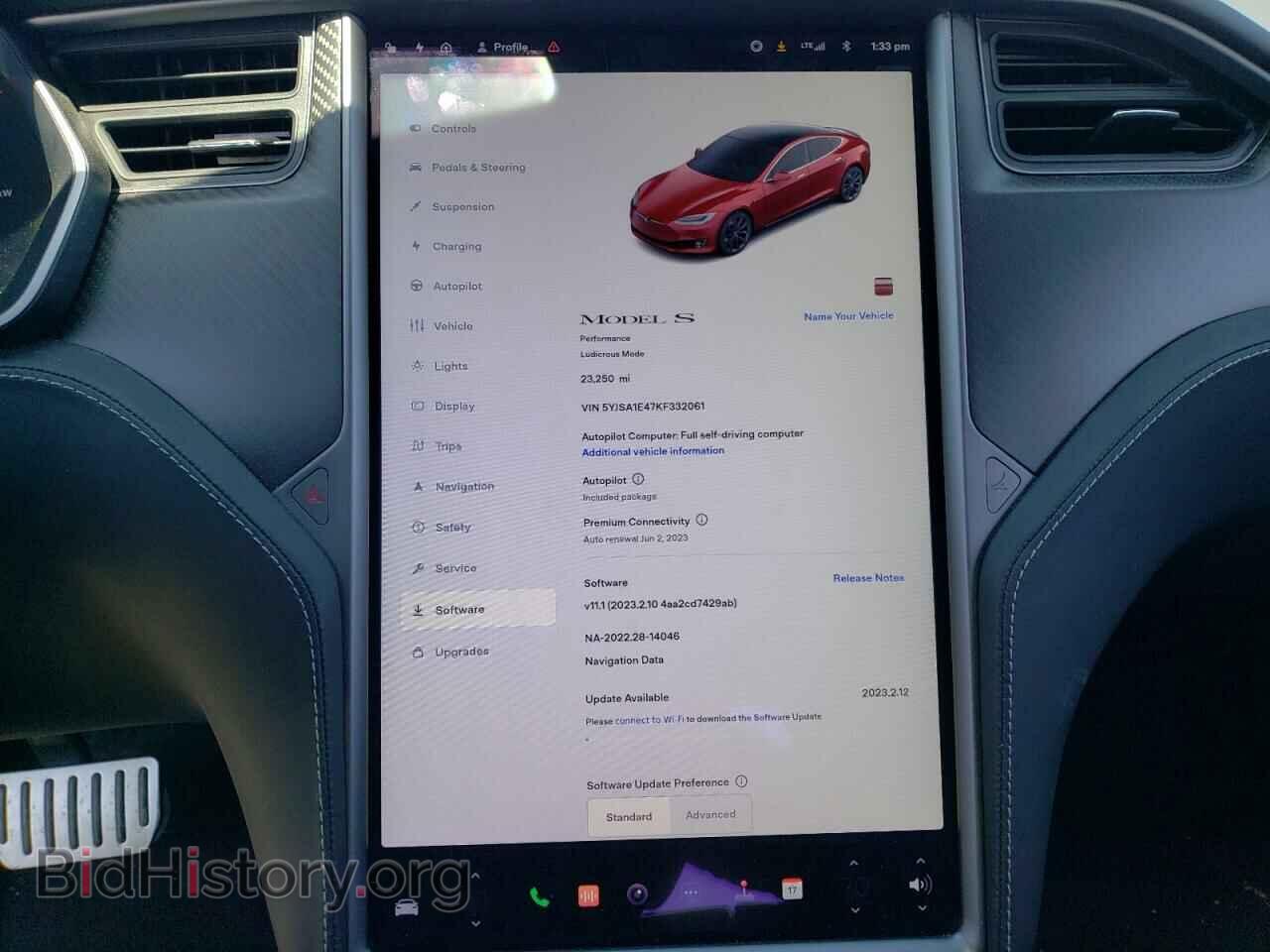 2019 TESLA MODEL S - VIN: 5YJSA1E47KF332061 - Фото 9