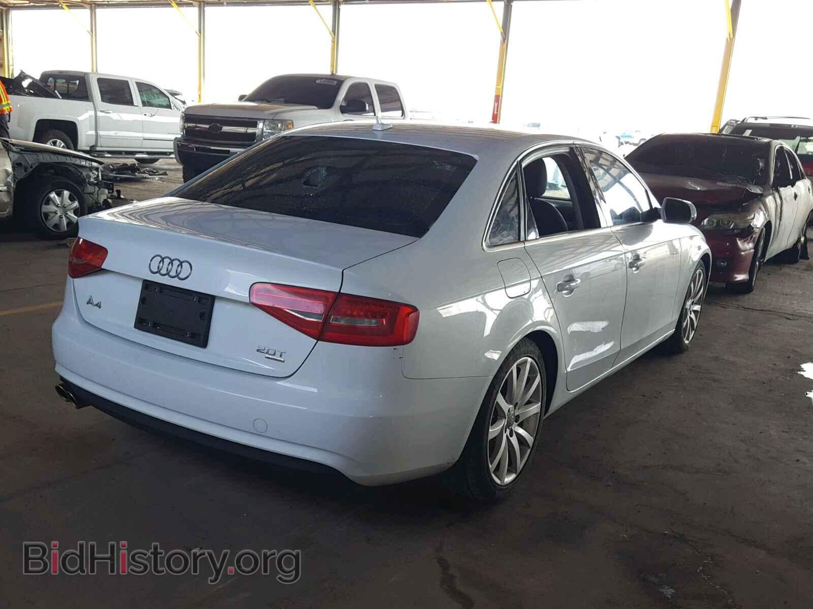 2013 AUDI A4 - VIN: WAUFFAFL0DN011926 - Фото 4