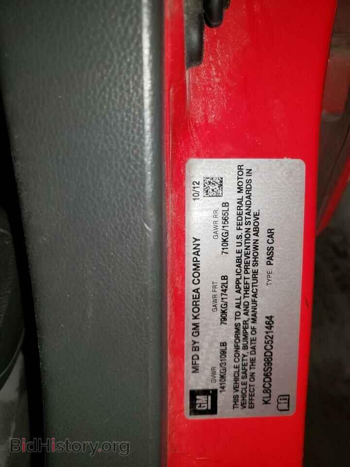2013 CHEVROLET SPARK - VIN: KL8CD6S98DC521464 - Photo 10